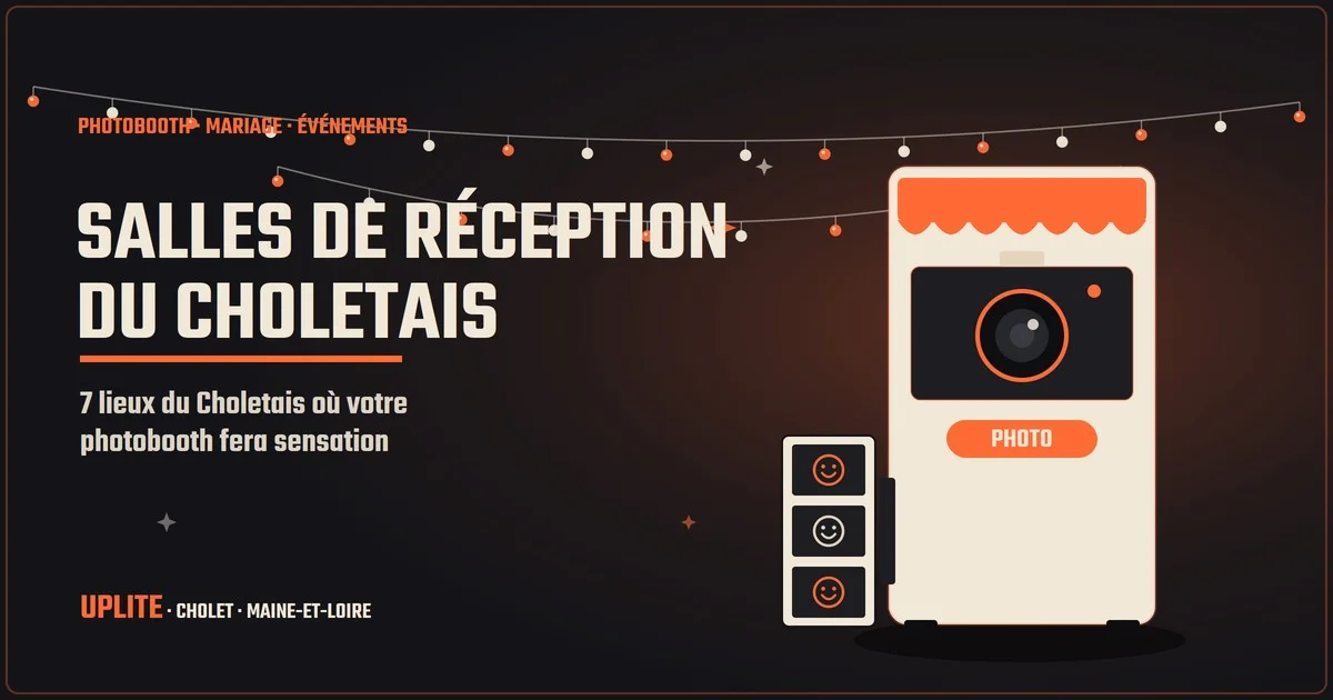Où installer votre photobooth à Cholet ? 7 belles salles de réception du Choletais